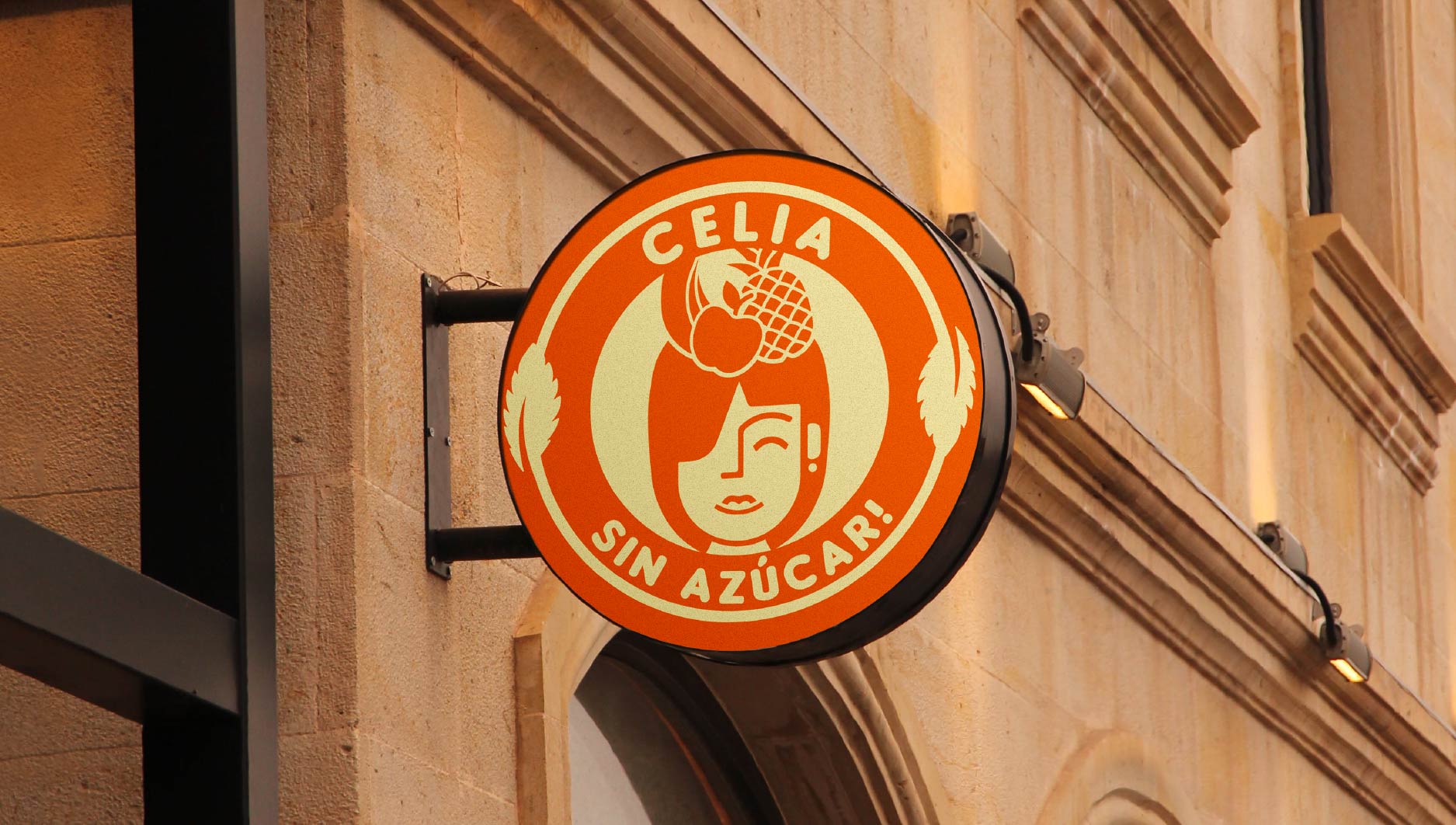 Celia exterior signage