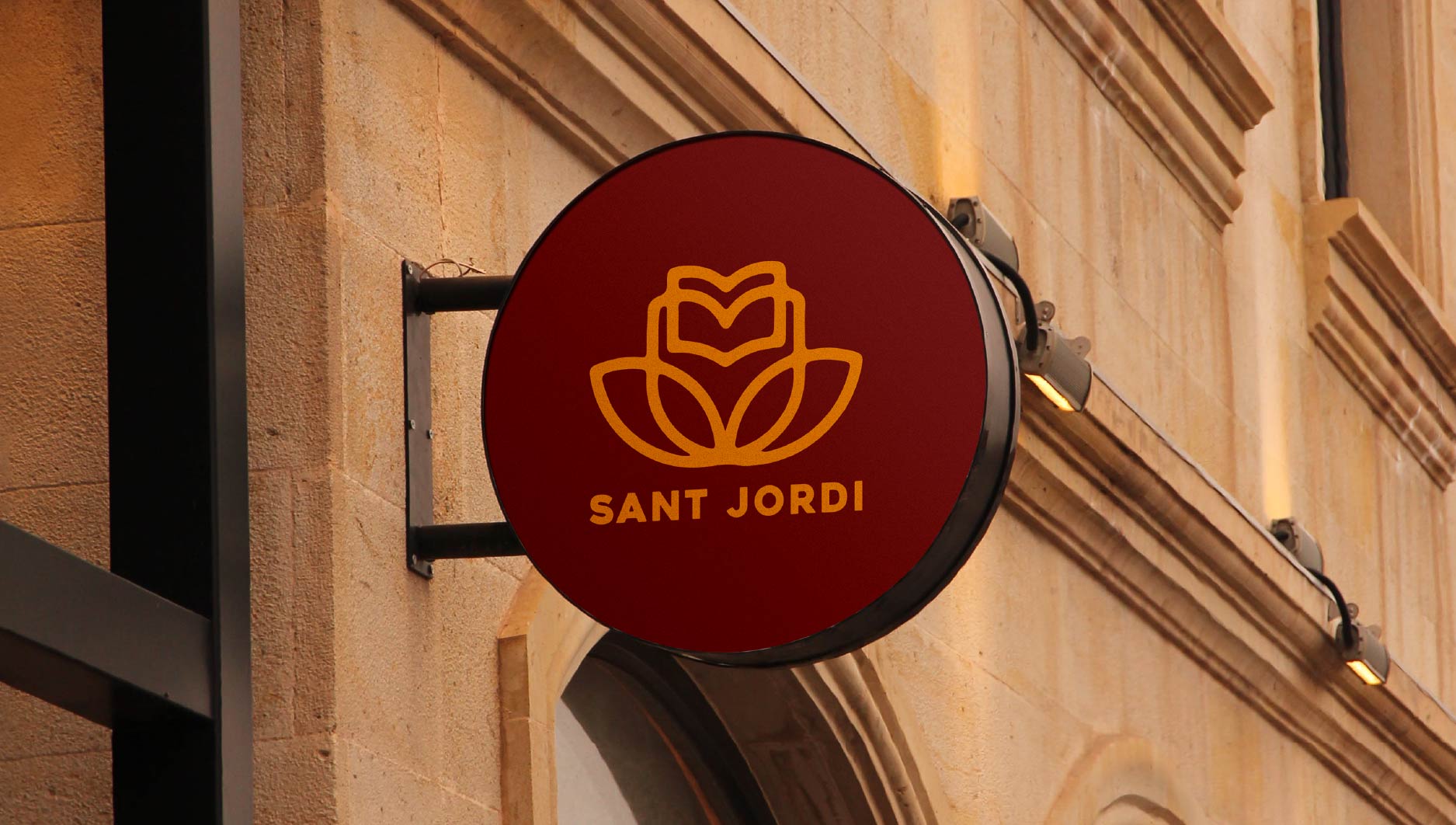 Sant Jordi exterior signage