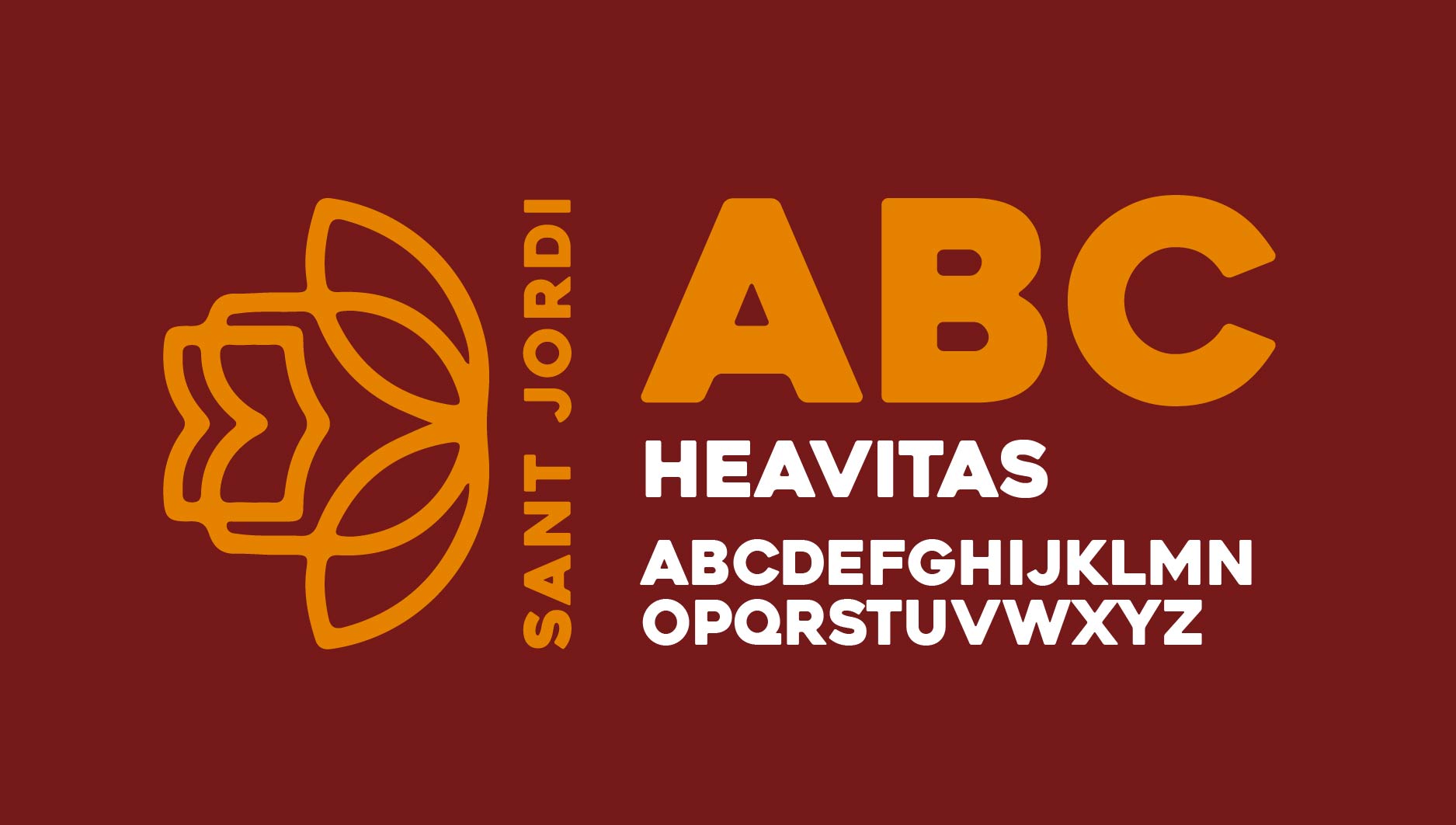 Sant Jordi typography — Heavitas