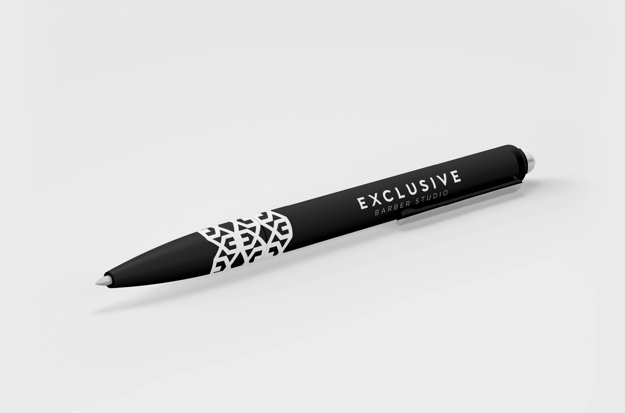 Xclusive Barber branded pen